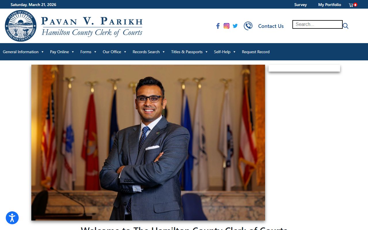 Hamilton County Clerk of Courts case search for Cincinnati felony DUI records