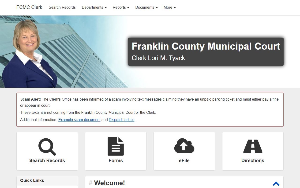 Franklin County Municipal Court for transferred Dublin DUI cases