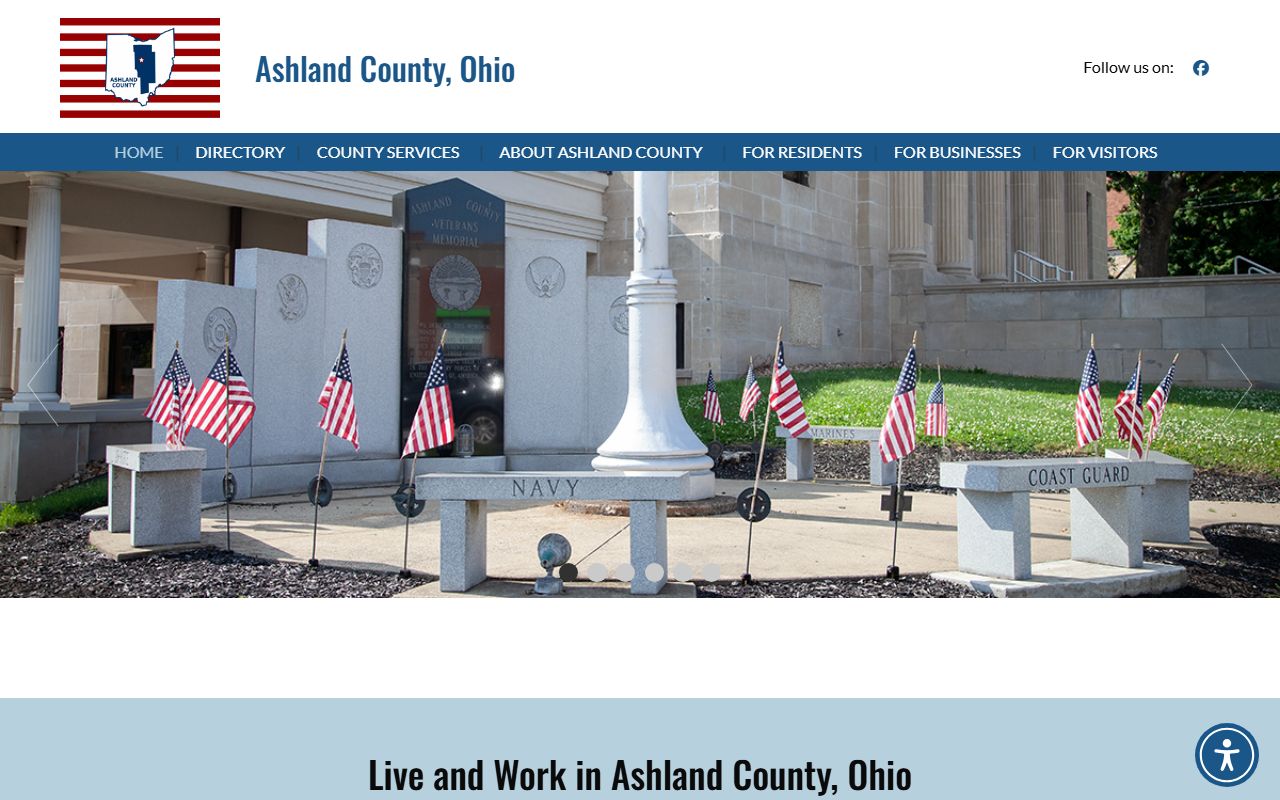 Ashland County official website with links to DUI court resources