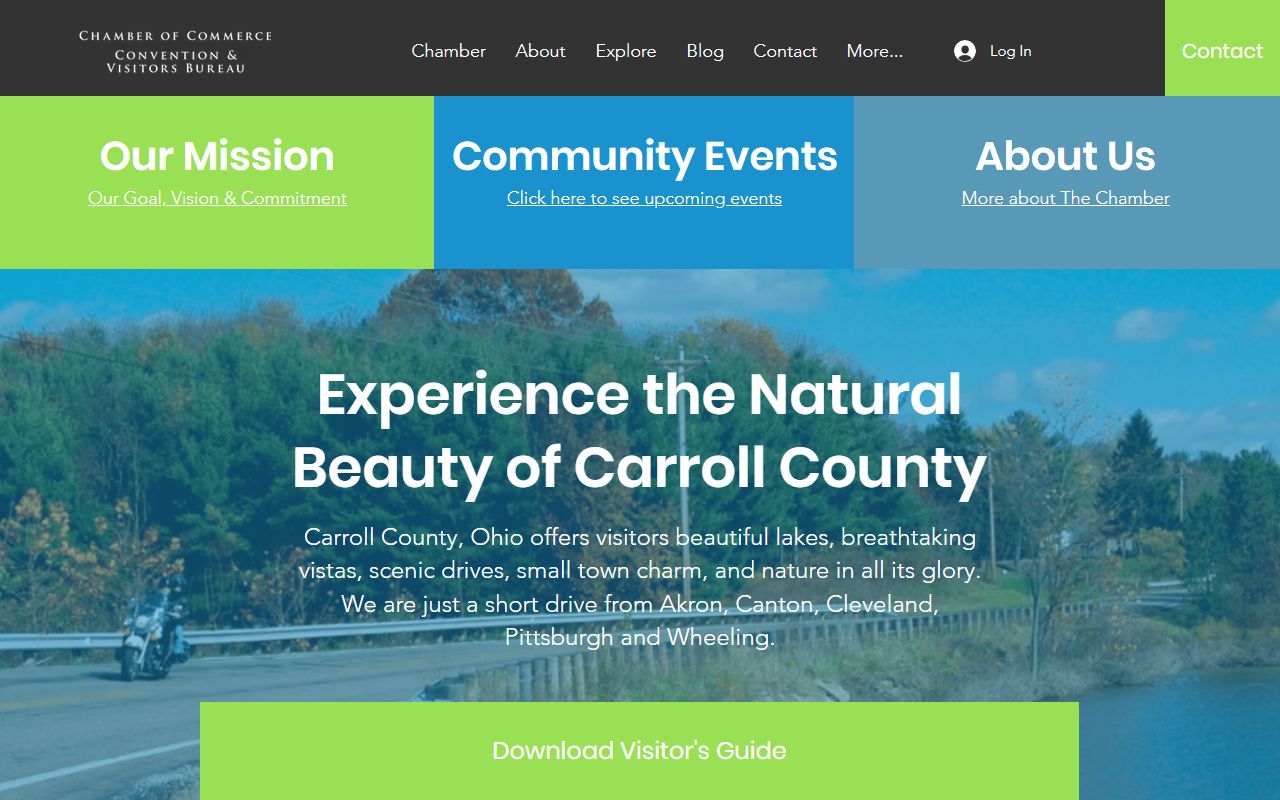 Carroll County website for DUI records access in Carrollton Ohio