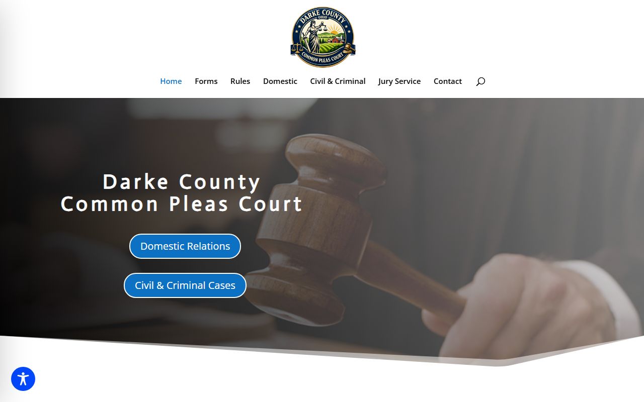 Darke County Common Pleas Court website for felony DUI records