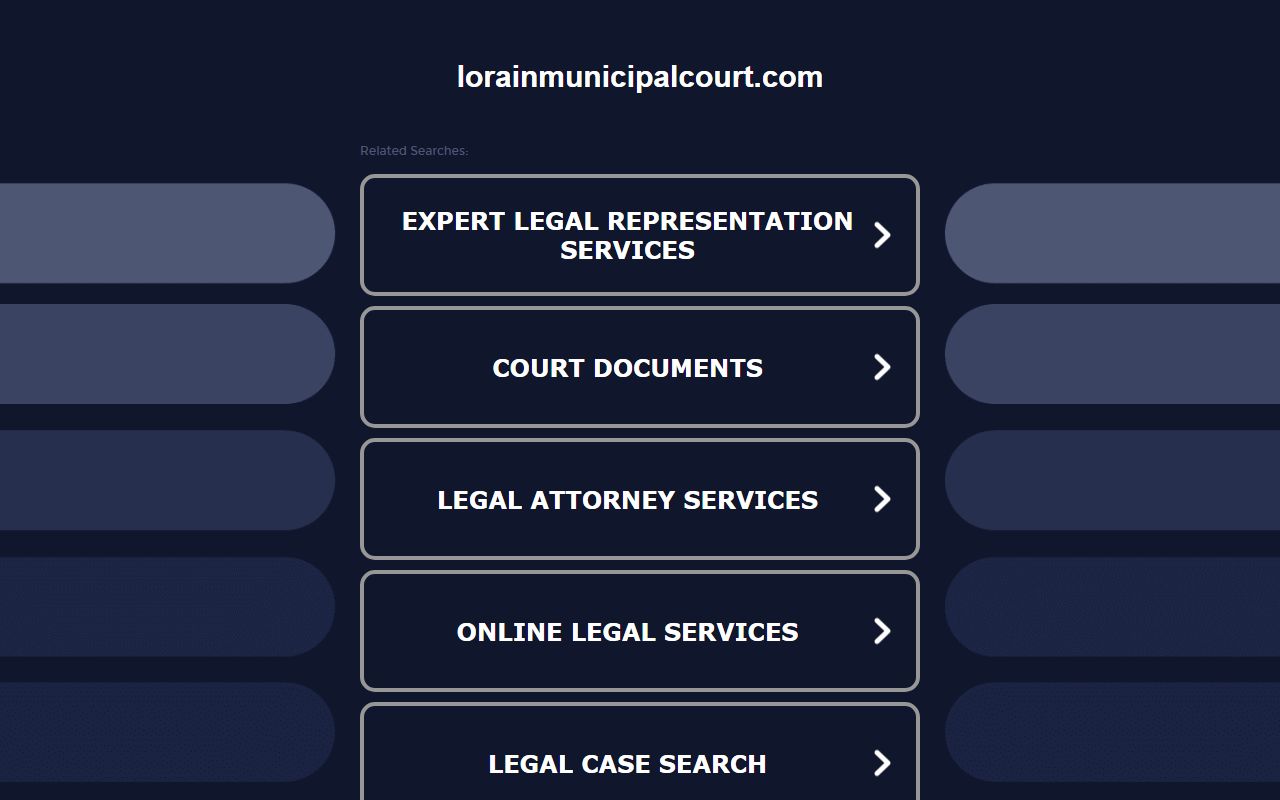 Lorain Municipal Court for DUI case searches