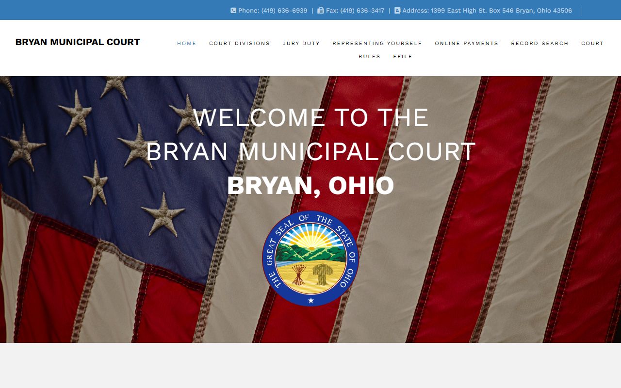 Bryan Municipal Court handling Williams County DUI cases